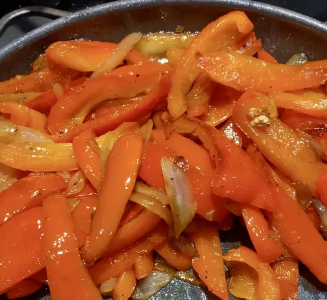 crushed tomatoes in saucepan