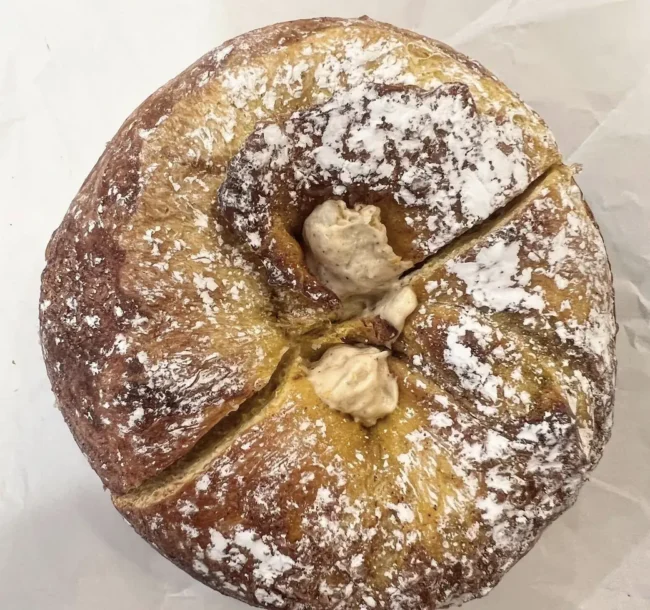 a french toast bagel