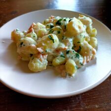 Creamy Salmon Gnocchi A Delicious Comfort Food Mortadella Head