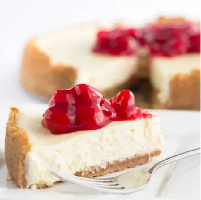 a ricotta christmas cheesecake