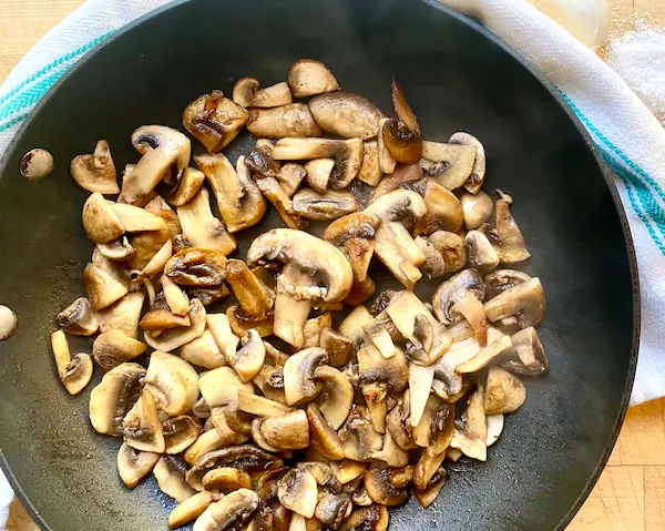 sauteed mushrooms for christmas eve