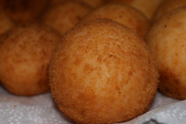 a picture of arancine, another world-famous food from Sicily