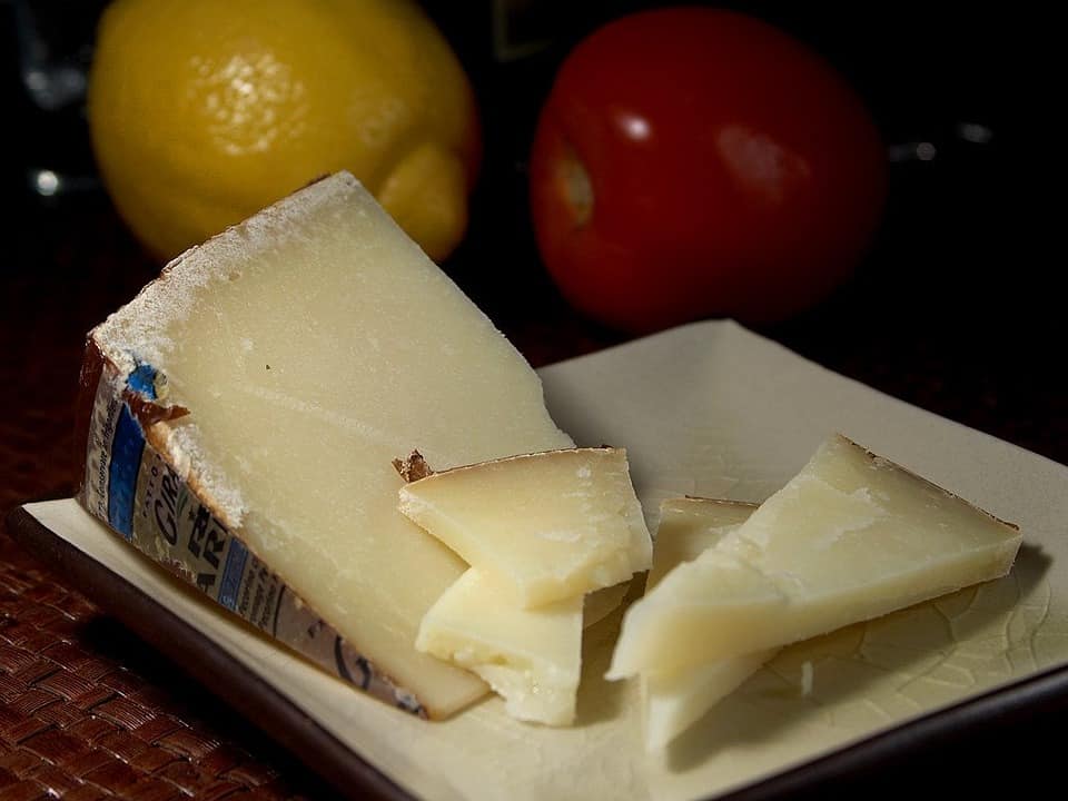 Pecorino cheese from Sardinia