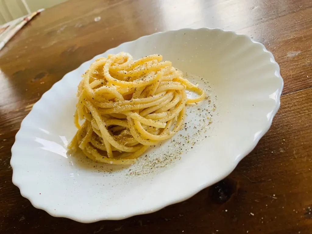 an Italian cacio e pepe made in less than 20 minutes