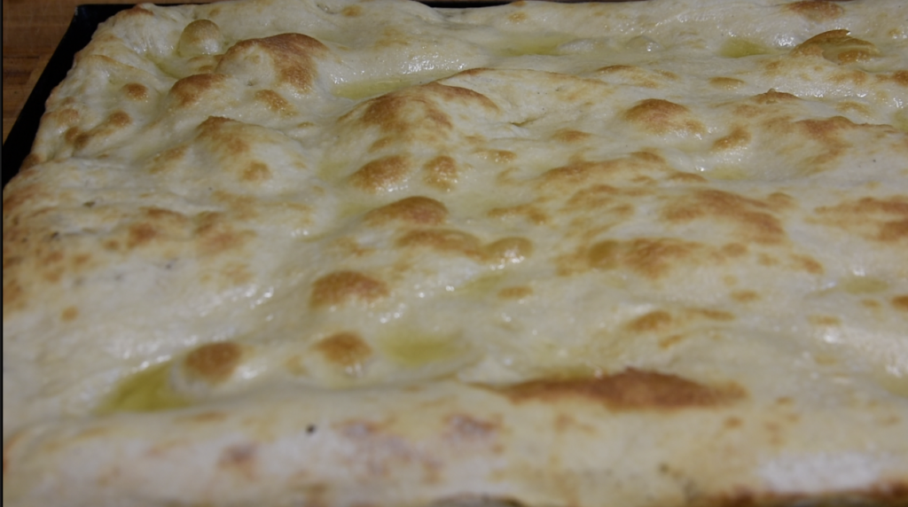 a roman pizza bianca made with this recipe