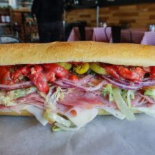 Baked Italian Hoagie Recipe - a quick and easy sandwich recipe.