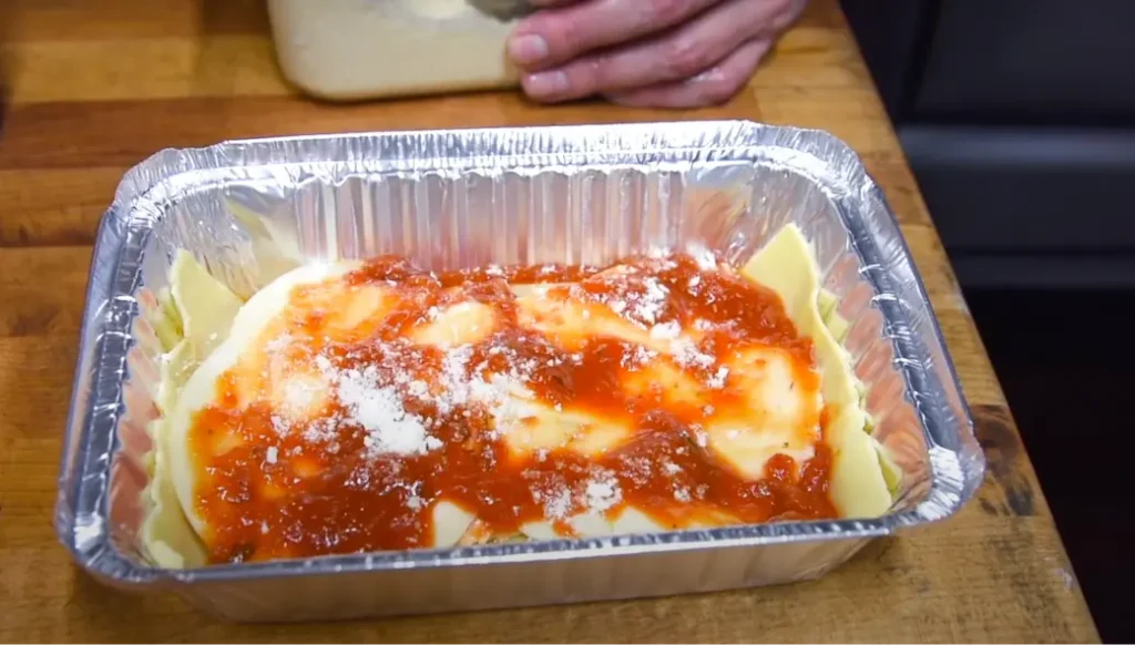 making layers with lasagna sheets