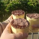 3 individual tiramisu cups