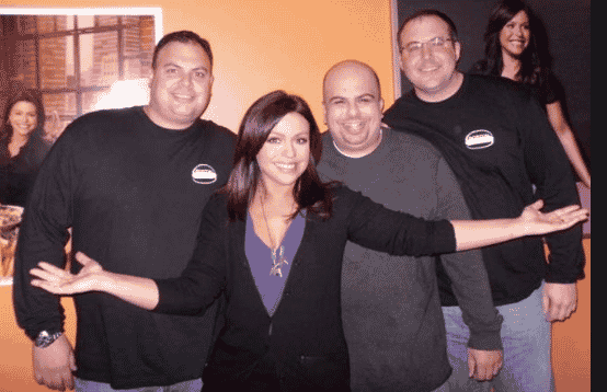 me and my coworkers with Rachael Ray