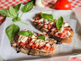 Bruschetta With Mozzarella Recipe