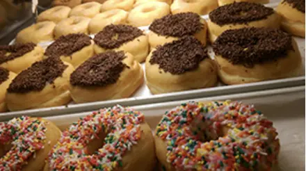 fresh pastries for breakfast from Aldo's Bakery, Block Island