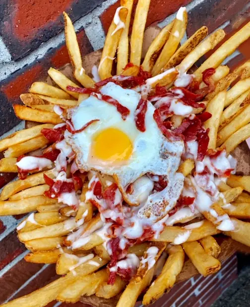 serve with pizza-FRIES