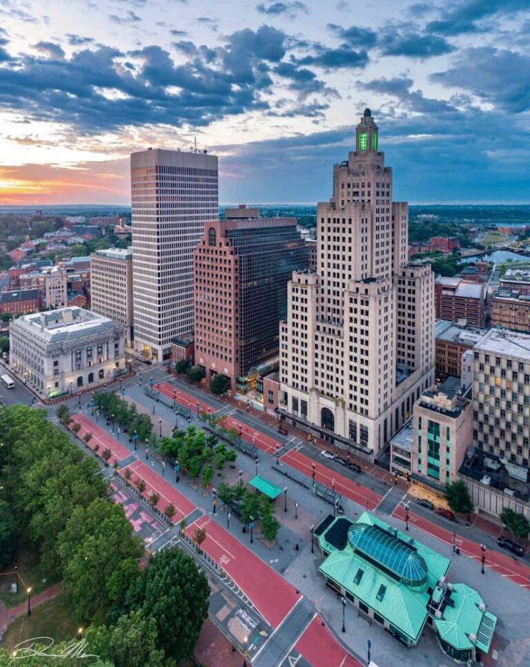 a panoramic view of providence