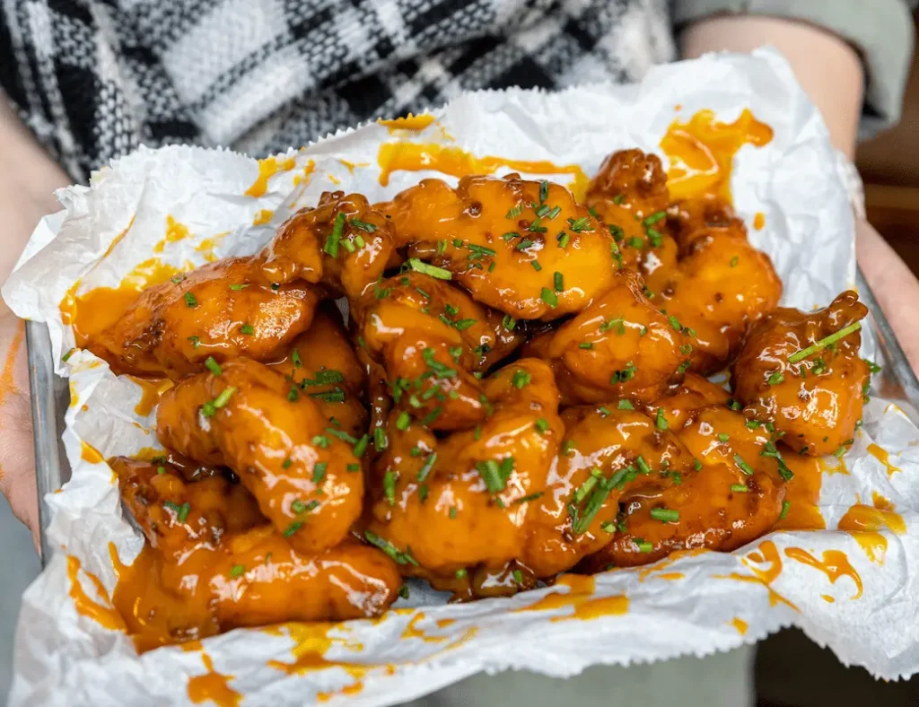 barbecue chicken with mustard bbq sauce