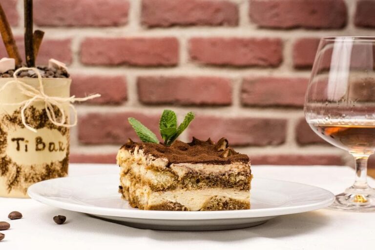 a classic tiramisu made without alcohol