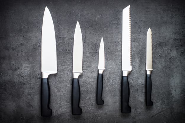 a set of knives