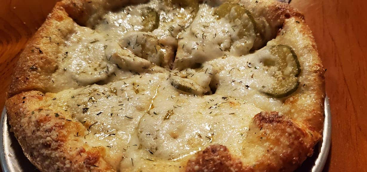 a pickle pizza