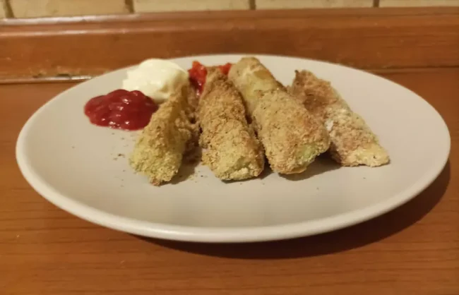 baked zucchini fries final look