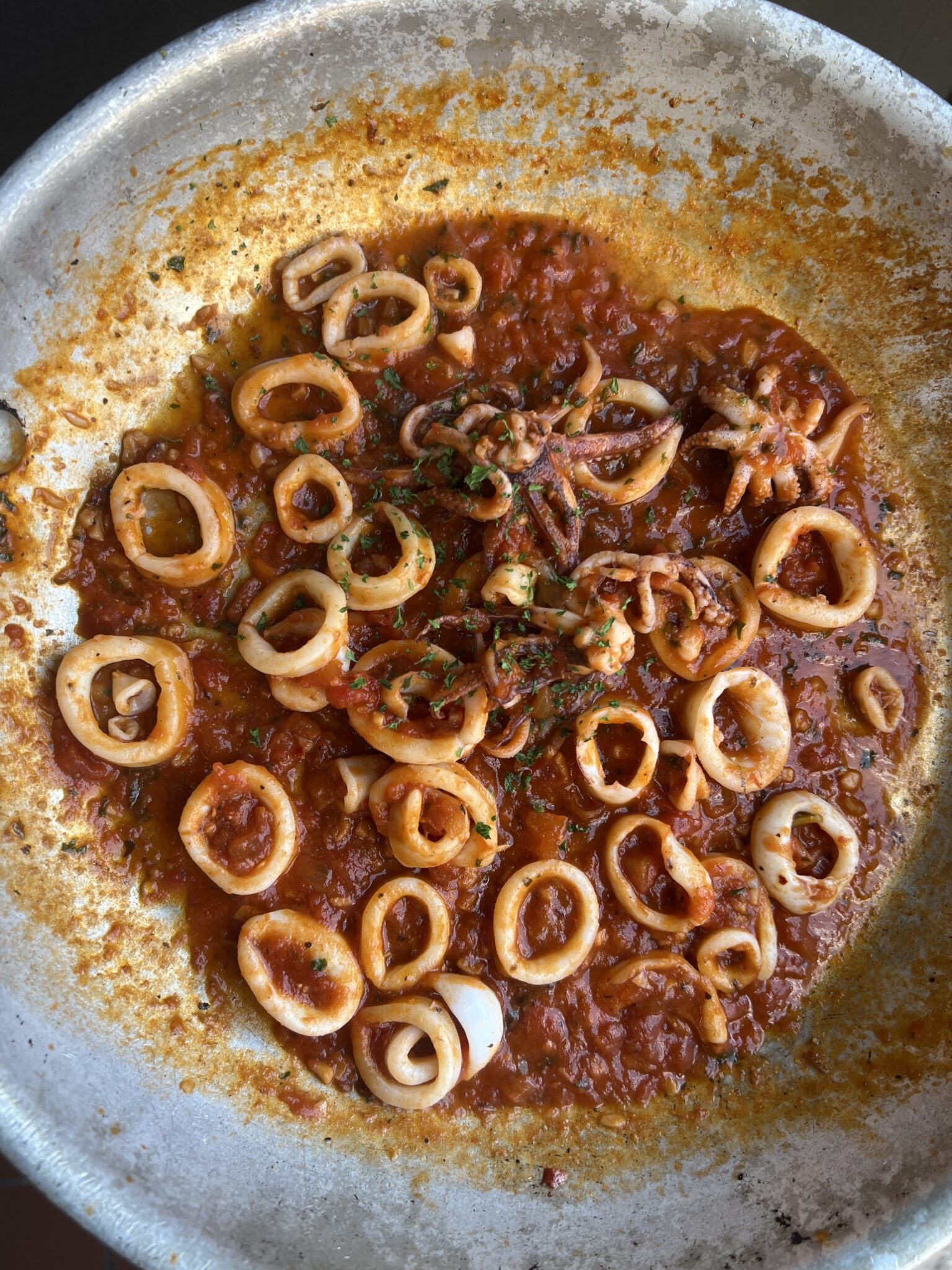 Quick and Easy Sauteed Calamari Recipe - Mortadella Head