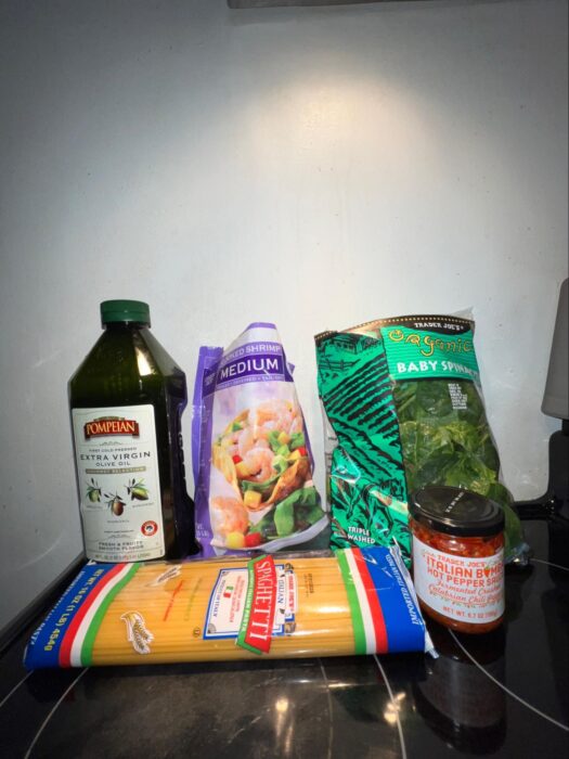 Ingredients For Bomba Shrimp Scampi