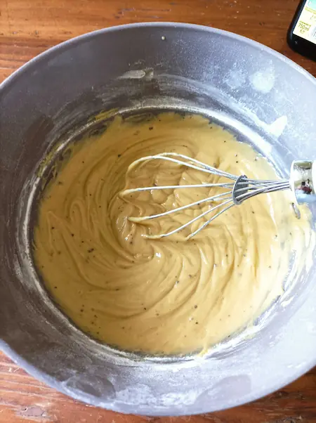 our yogurt cake batter