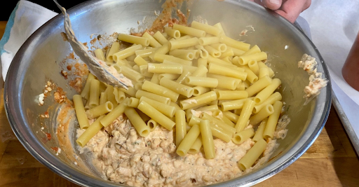 boiled pasta
