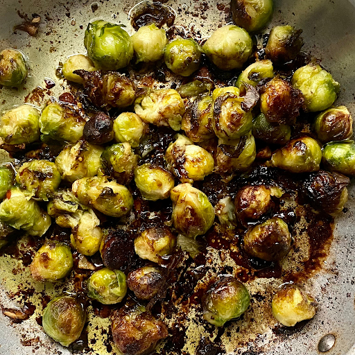 crispy Brussels sprouts