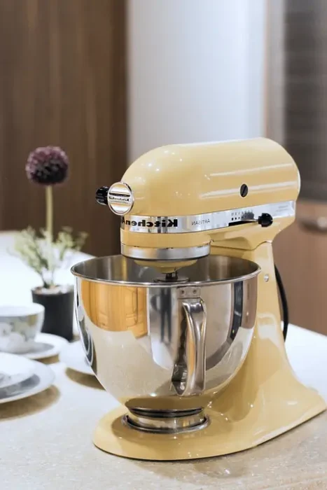 an electric stand mixer