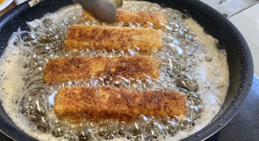 Frying Mozzarella