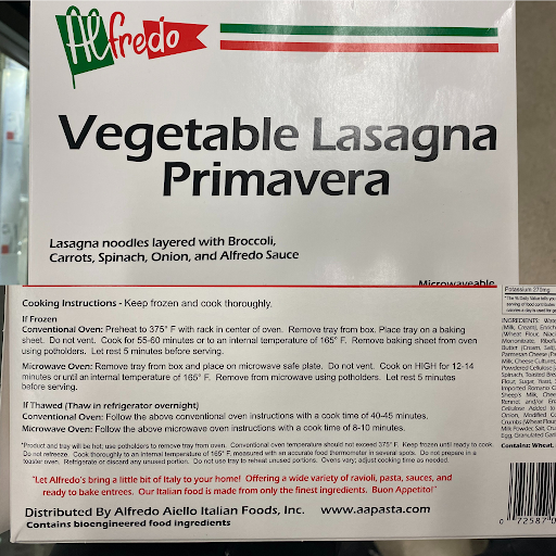 Lasagna Primavera