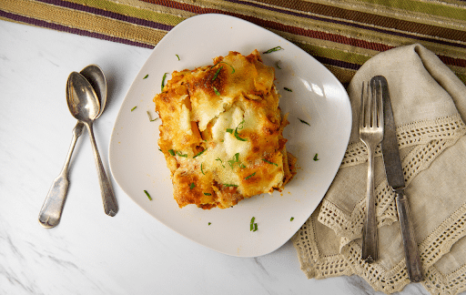 Baked Ziti on a plate