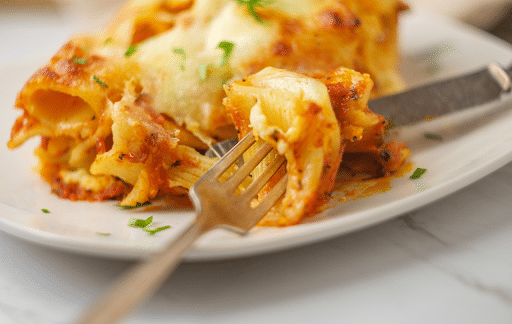 Baked ziti bite