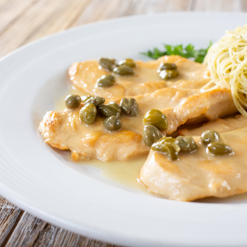 Chicken Piccata with sauce