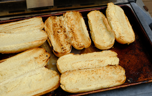 Hot Dog Buns - toasted buns