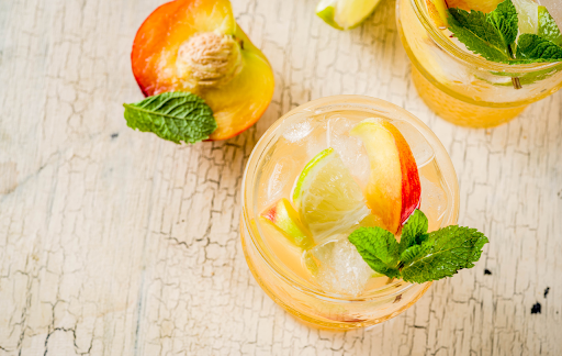 Refreshing Peach Sangria - Syrup