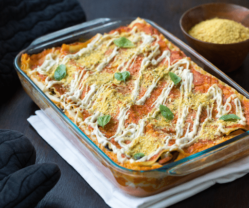 Nut-free Vegan Ricotta - With Only Soy Milk And A Lemon - dairy-free lasagna 