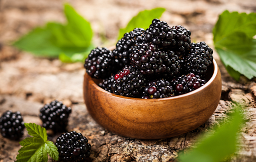 Blackberry Sangria Recipe - Bowl of berries