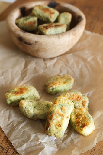 Veggie Tots in an Air Fryer - Serve in a bowl