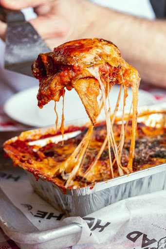 Eggplant Parmigiana portion