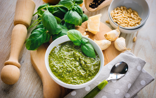 Pesto Compound Butter Recipe - Prep