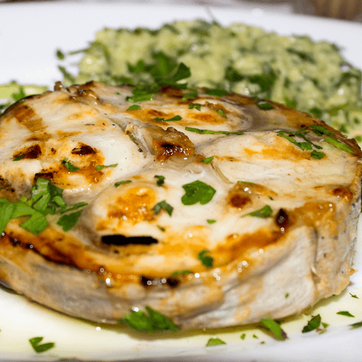 Cooked swordfish