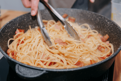 how to make italian fried spaghetti