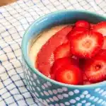 how to make strawberry panna cotta