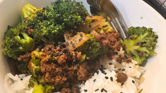 Easy ground beef and broccoli stir fry recipe
