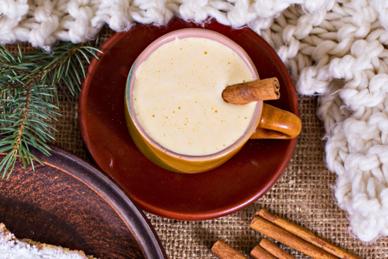 Homemade cappuccino eggnog recipe holiday coffee drinks