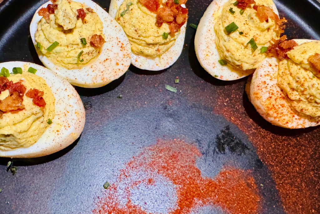 Paleo Deviled eggs - easy Whole30 deviled eggs recipe