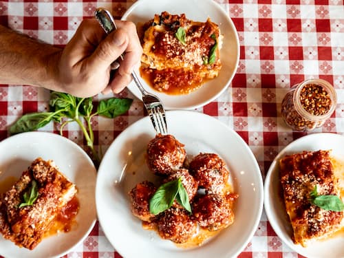 Italian Tomato Sauce Recipe-meatball feast-1