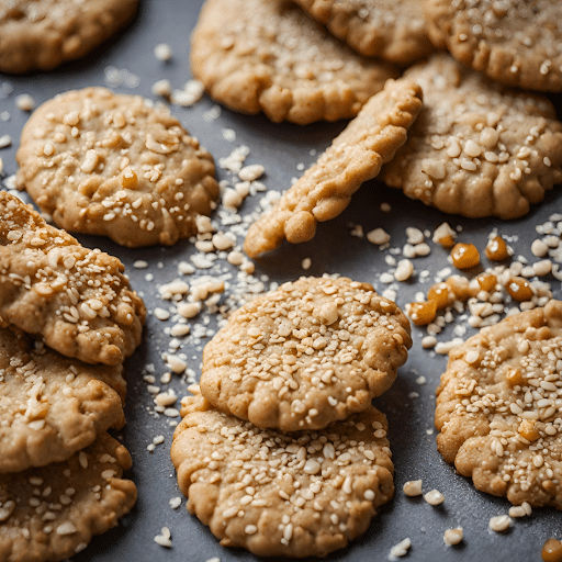 Ancient Roman Cookies Recipes-Honey Sesame Cookies Recipe