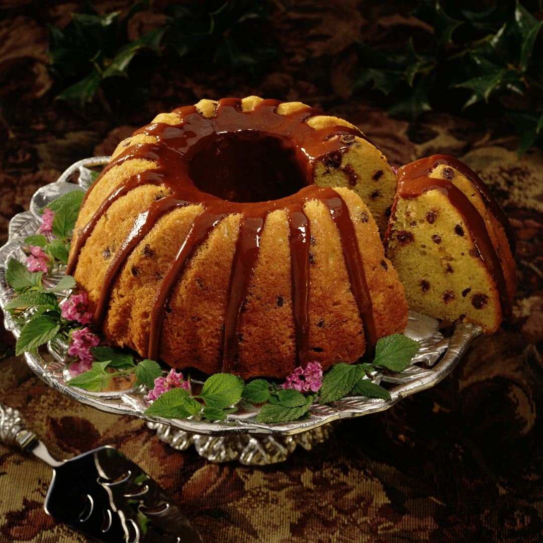 Pistachio Bundt Cake with Chocolate Ganache - Jo Cooks