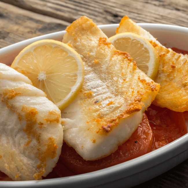 Italian Baked Fish Recipes-Fish Fillet with lemon